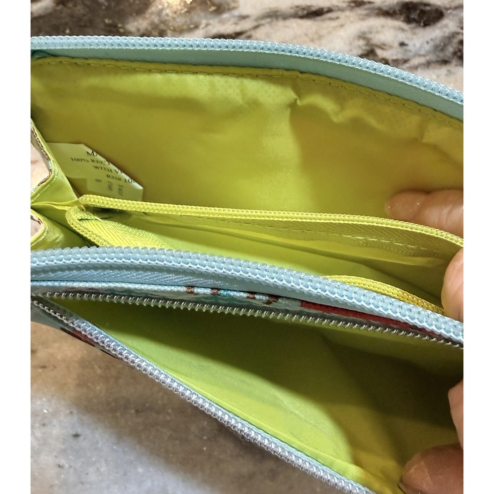 WOMEN'S‎ LILY BLOOM MULTIPLE ZIPPERS WRISTLET/WALLET - Picture 3 of 4
